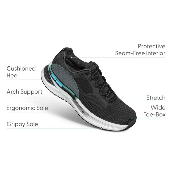 Orthofeet Relay - Women's Lightweight Sneakers