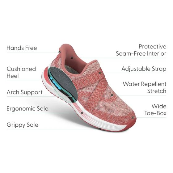 Orthofeet Naya - Women's Hands-Free Strap Sneakers