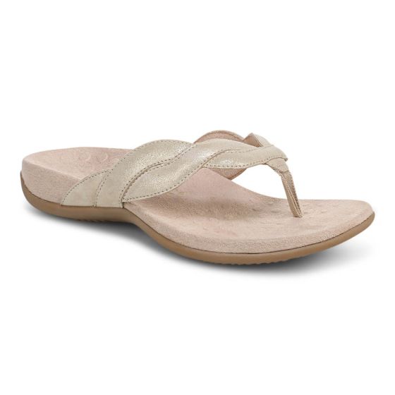 Vionic Bella Braid - Women's Toe Post Sandal Gold - photo 9