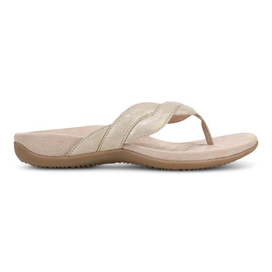 Vionic Bella Braid - Women's Toe Post Sandal Gold - photo 10