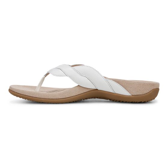 Vionic Bella Braid - Women's Toe Post Sandal White - photo 19
