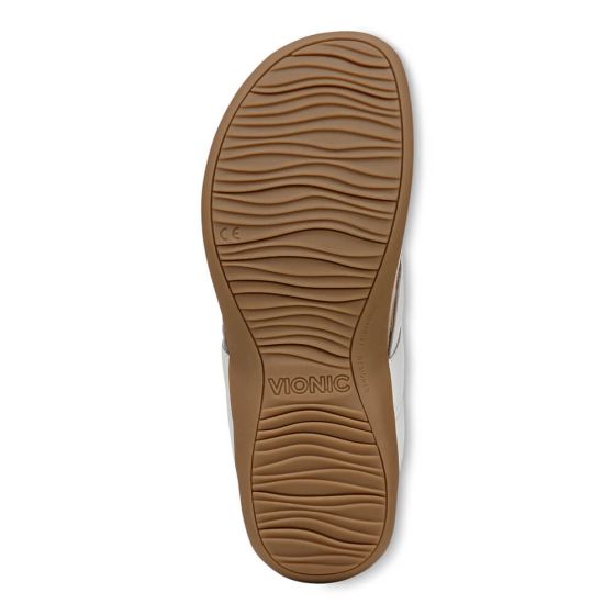 Vionic Bella Braid - Women's Toe Post Sandal White - photo 22
