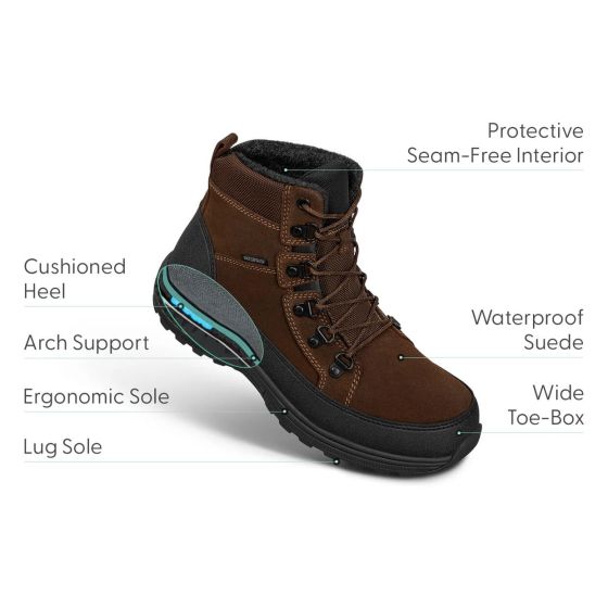 Orthofeet Stratton - Men's Waterproof Boots