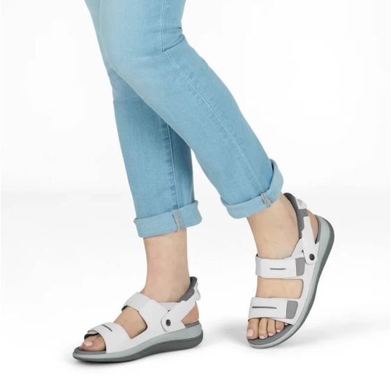 Orthofeet Calypso - Women's Hands-Free Sandals White - photo 2