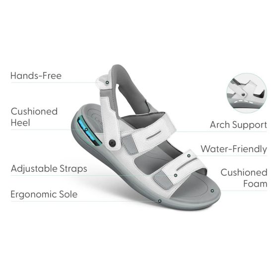 Orthofeet Calypso - Women's Hands-Free Sandals White - photo 5