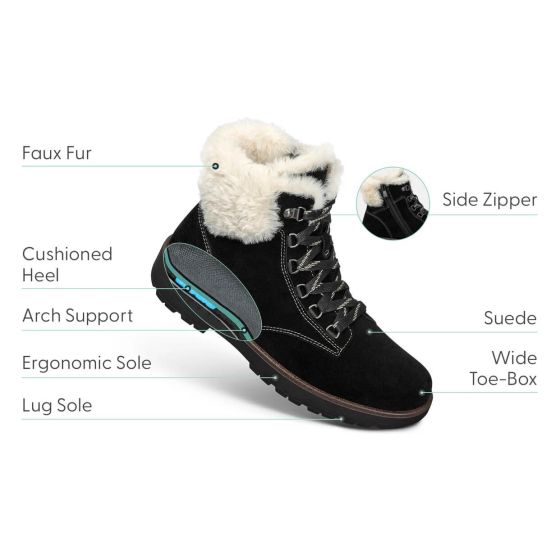 Orthofeet Stella - Women's Hiker Boots