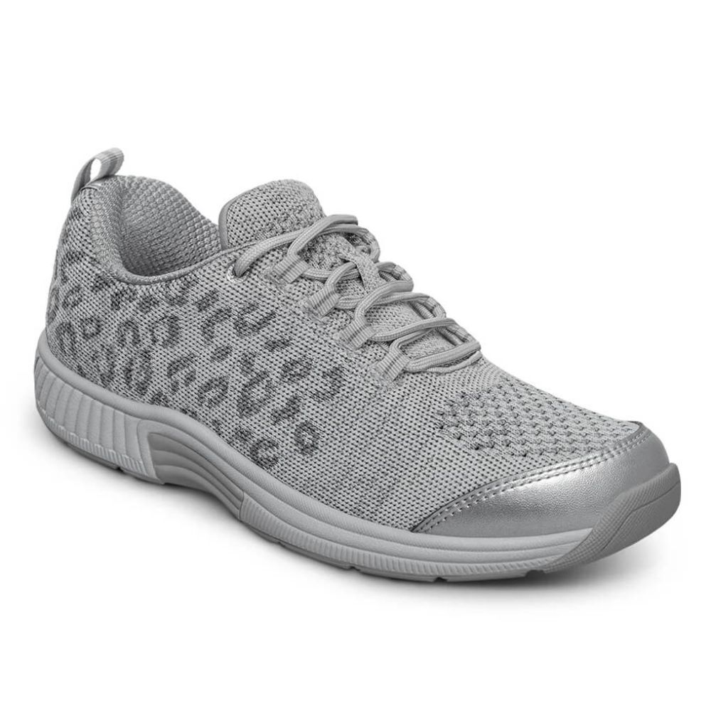 Orthofeet Coral Women's Stretch Knit Athletic Shoes Flow Feet