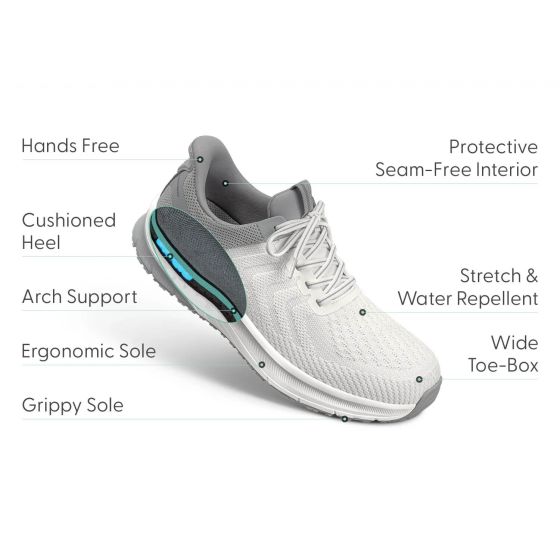 Orthofeet Tilos- Men's Hands-Free Cushioned Sneakers