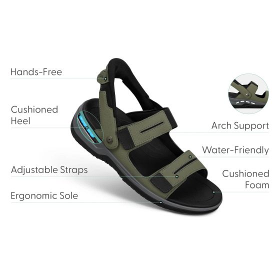 Orthofeet Neptune - Men's Hands-Free Sandals