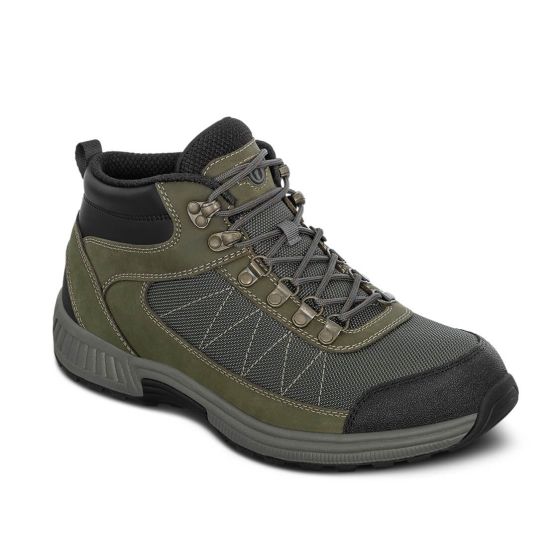 Orthofeet Hunter - Men's Comfort Hiking Boots Olive - photo 11
