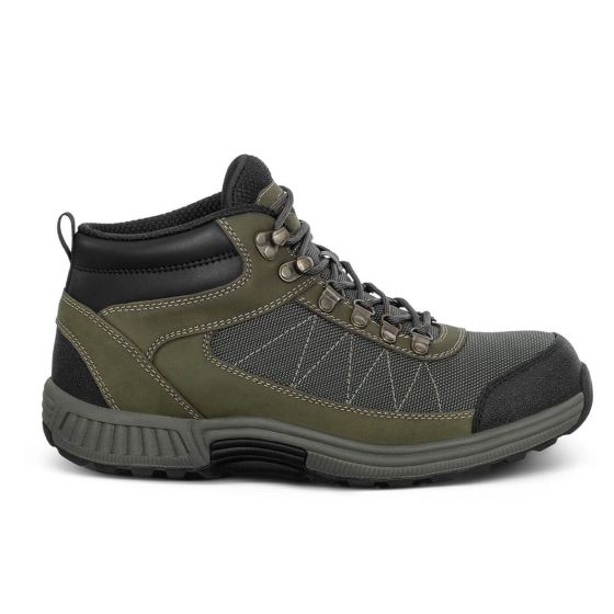 Orthofeet Hunter - Men's Comfort Hiking Boots Olive - photo 14