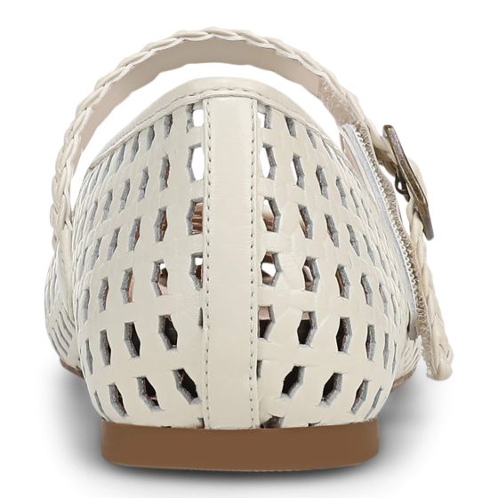 Vionic Alameda Woven - Women's Mary Jane Flats Ivory - photo 12