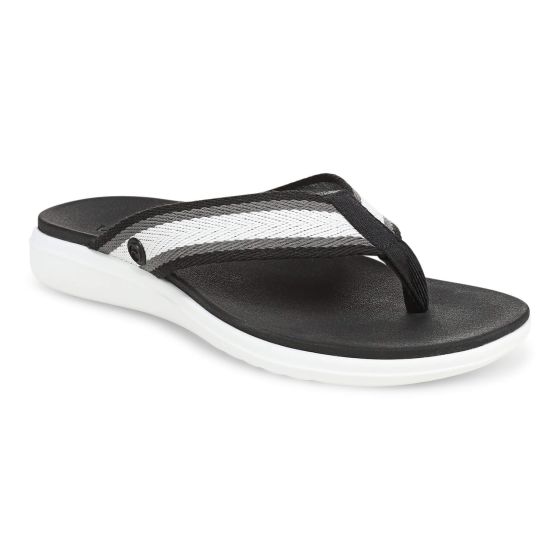 Vionic Beach Indigo - Women's Toe Post Sandals Black Multi - photo 8