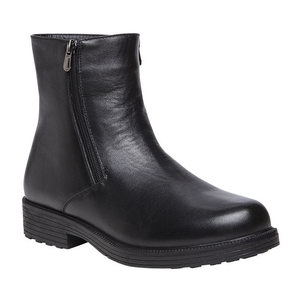Drew Men\'s Burbank Boot Black Leather - EEEE Drew Burbank Black Leather Work Boot | XLfeet main image 4