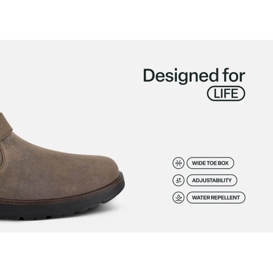 Orthofeet Shania - Women's Mid-Rise Leather Boots