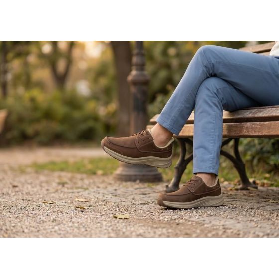 Orthofeet Commander - Men's Hands-Free Boat Shoe