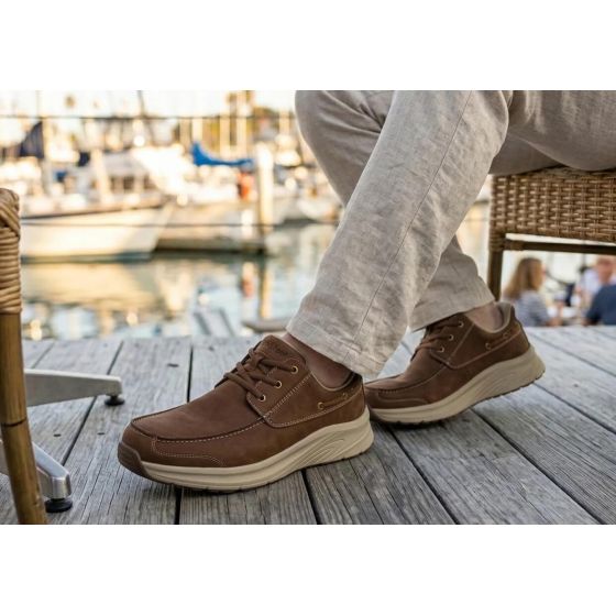 Orthofeet Commander - Men's Hands-Free Boat Shoe