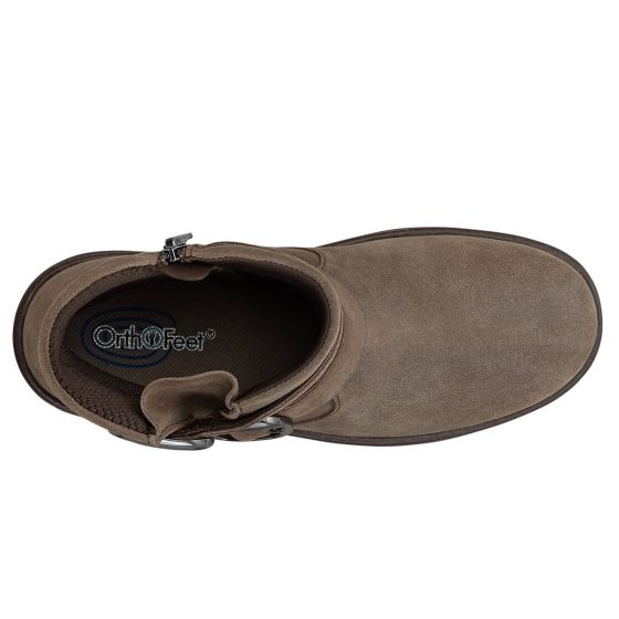 Orthofeet Shania - Women's Mid-Rise Leather Boots