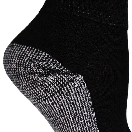 Apex Roomy Silver Comfort Ankle Socks