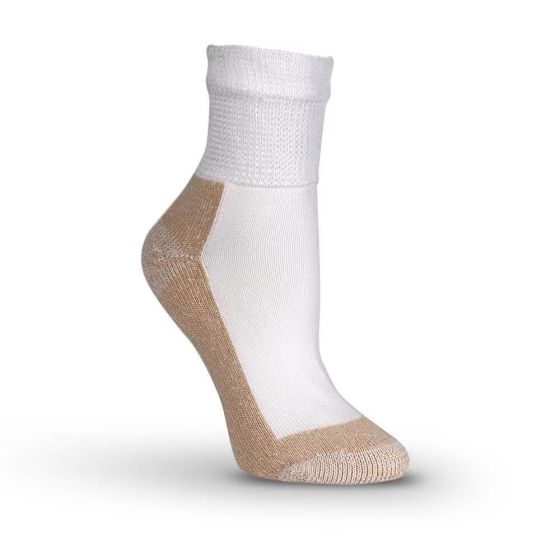 Apex Roomy Copper Comfort Ankle Socks (3-Pack)