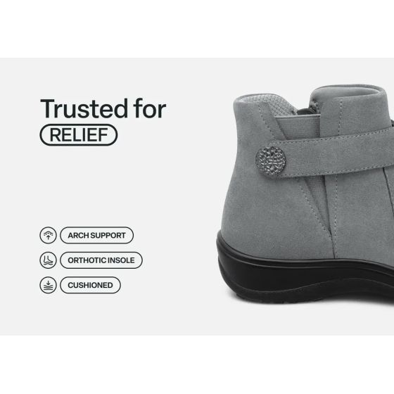 Orthofeet Heather - Women's Ankle Boots