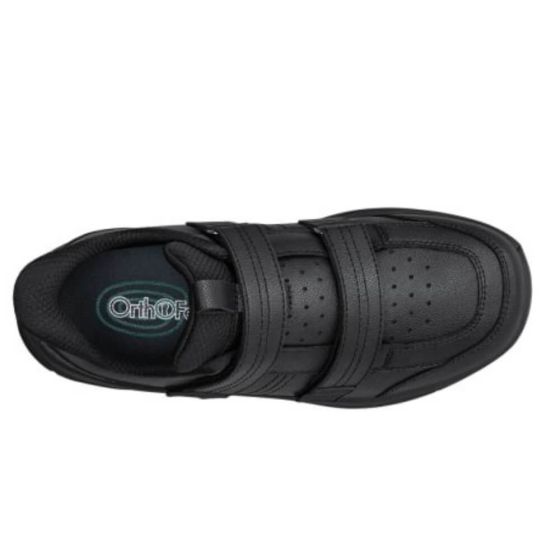 Orthofeet Oak - Men's Double Depth Adjustable Strap Shoes