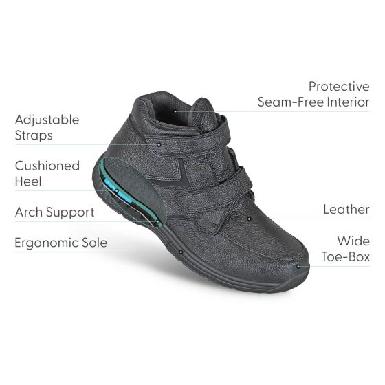Orthofeet Glacier Gorge - Men's Orthopedic Boots