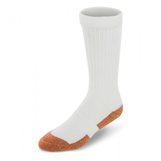 Apex Copper Cloud - Men's Crew Length Socks White - photo 2