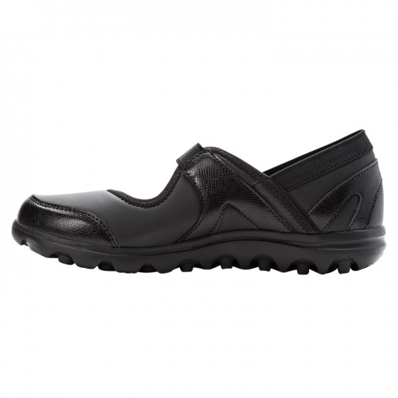 Propét Onalee - Women's Stretchable Mary Jane Shoes All Black Smooth - photo 3