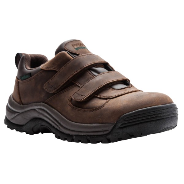 Propet Cliff Walker Low Strap - Men's Low-Top Velcro Strap Hiking Shoes ...