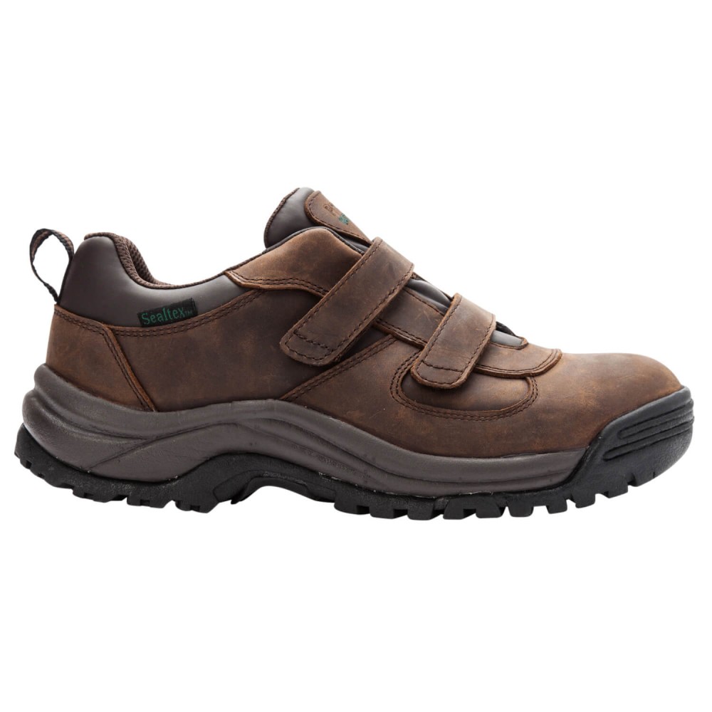 Propet  Low Strap Hook Loop Brown Removable InSole Leather Men Shoes Sz 8XX 4E Propét | Shoes | Propet Low Strap Hook Loop Brown Removable  main image 2