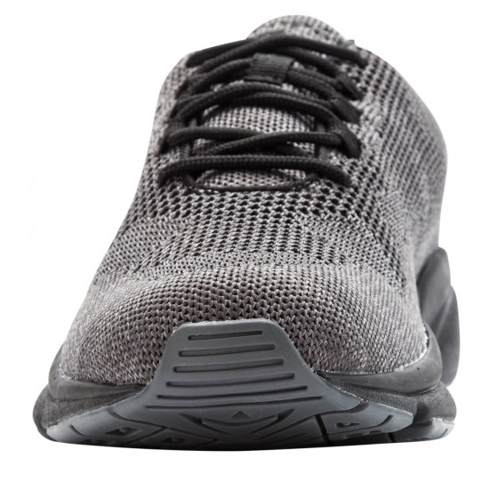 Propét Stability Fly - Men's Breathable Knit Active Shoes Dk Grey/Light Grey - photo 8