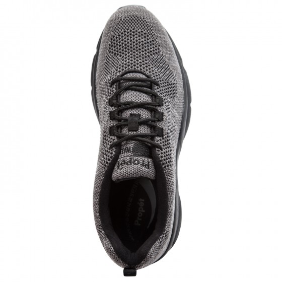 Propét Stability Fly - Men's Breathable Knit Active Shoes Dk Grey/Light Grey - photo 12
