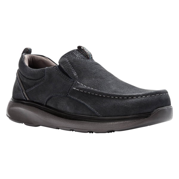 Propet Owen - Men's Slip-On Tumbled Leather Shoes | Flow Feet
