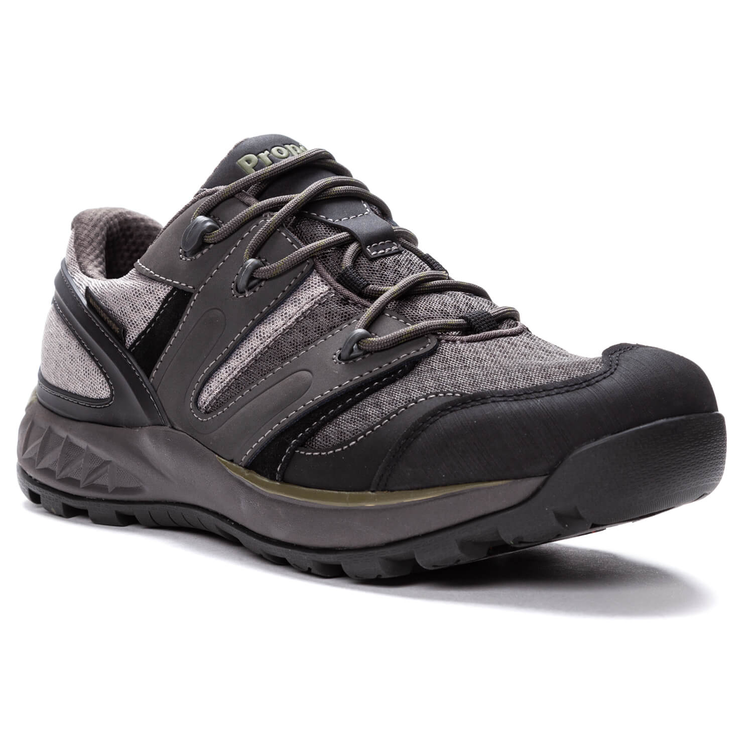 Propét Vercors - Men's Comfort Vibram® Hiking Shoes (Color: Grey/Olive - Shoe Size: 9.5 - Width
