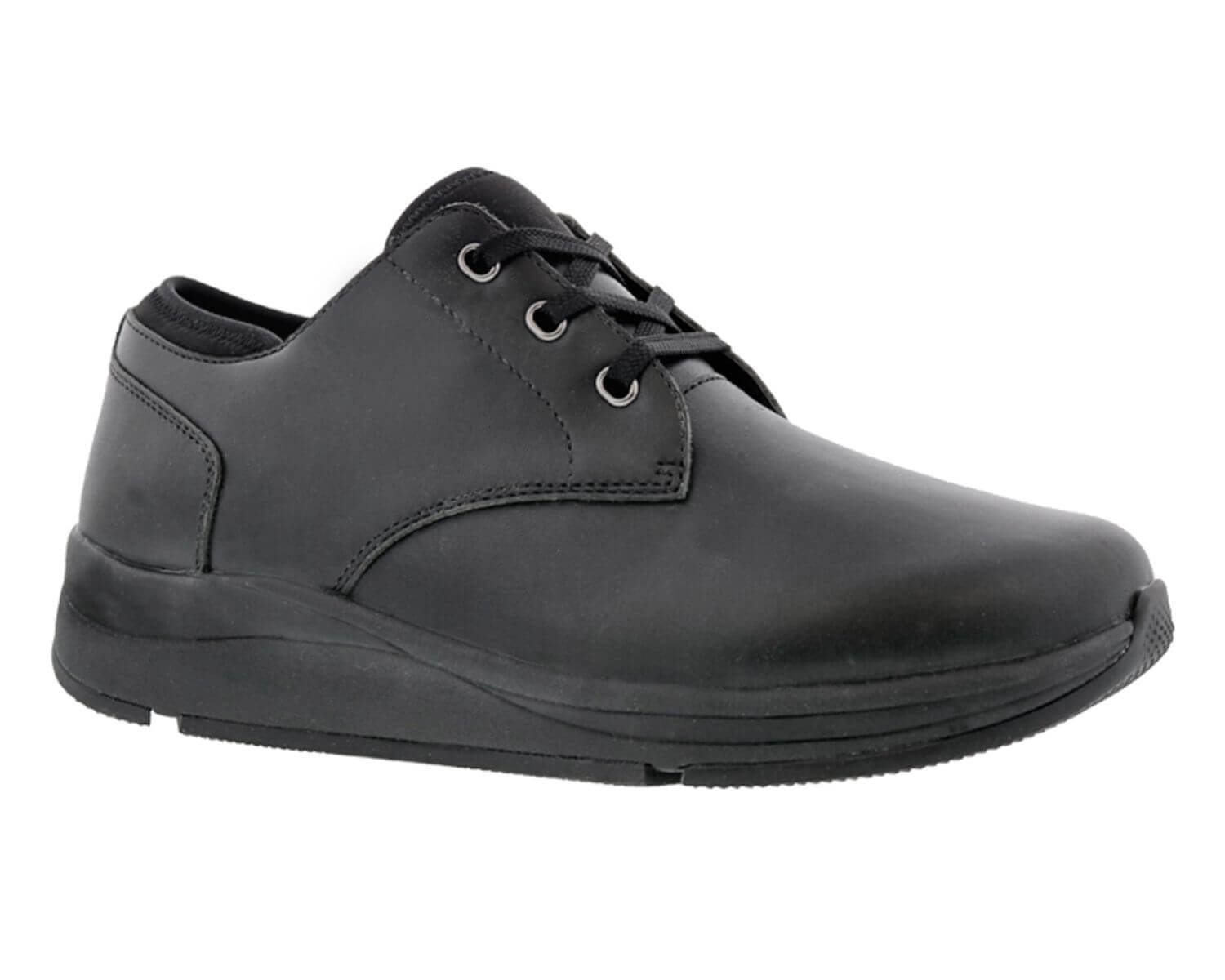 Drew Armstrong -  Men's Comfort Casual Shoes (Color: Black Leather - Shoe Size: 15 - Width: 6E)