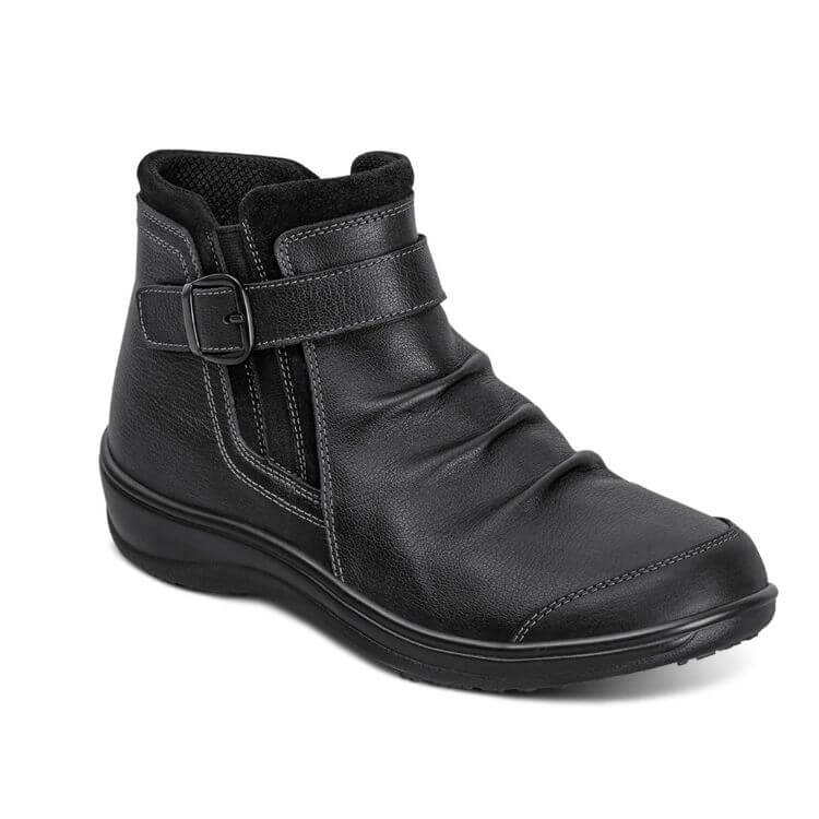 Orthofeet Heidi - Women's Slip-Resistant Ankle Boot | Flow Feet