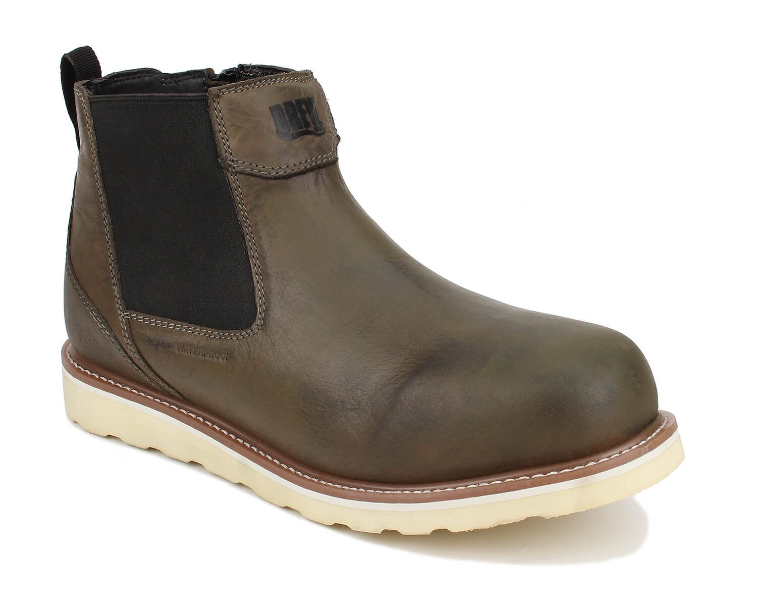 Drew Men\'s Big Easy Boot Brown Tumbled Leather - Wide Drew main image 4