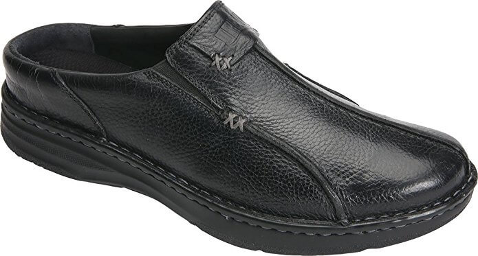 Drew Jackson - Men's Comfort Mule Slide (Color: Black - Shoe Size: 15 - Width: 6E)
